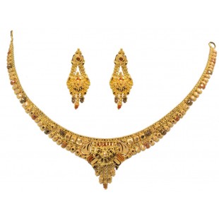 Cham-Chamkili Gold Necklace