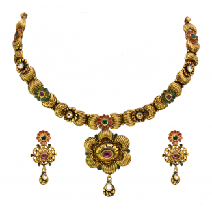 Rajputi Libaas Antique Gold Set