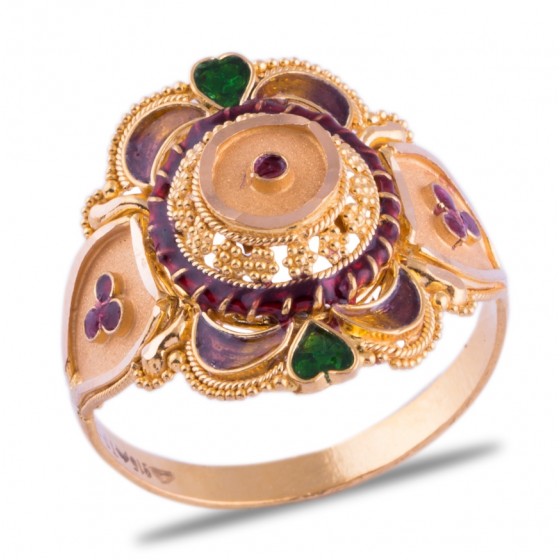 Paakhi Gold Ring