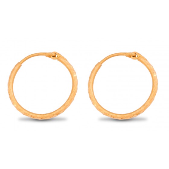Authentic Gold Hoops