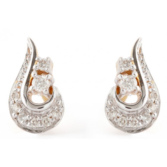 Diamond Spade Earrings