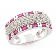 White-Pink Rhythmic Ring