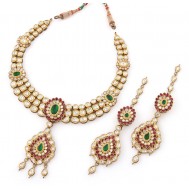 Ada - e - Noor Kundan Jewellery Set