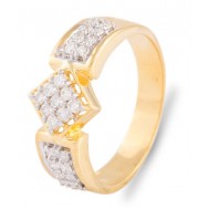 Rhombus Diamond Ring for Men