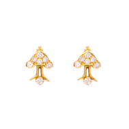 Golden Dart Earrings