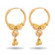 Riveting Gold Hoops