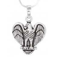  Virtuous Eagle Silver Pendant