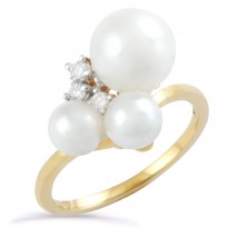 Coral Bead Ring