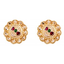 Enthereal Grace Gold Studs
