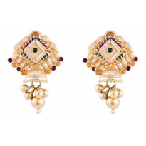 Ethereal Charm Gold Studs