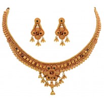 Kesariya Balam Gold Necklace