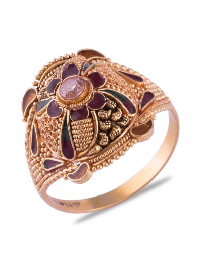 Bhrithi Gold Ring - Gold Rings For Women - Gold Rings - Gold