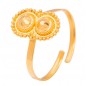 Scintillate Gold Foot Ring