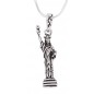 Statue Of Liberty Silver Pendant