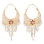 Chirpy Gold Pearl Earrings
